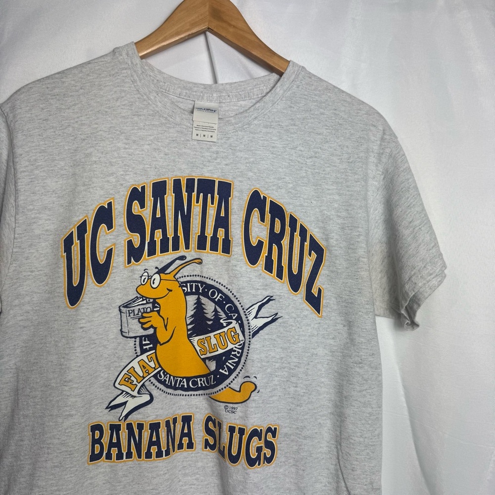 VTG 1997 UC Santa Cruz Banana Slugs Size M Pulp Fiction Movie Tarantino Gildan